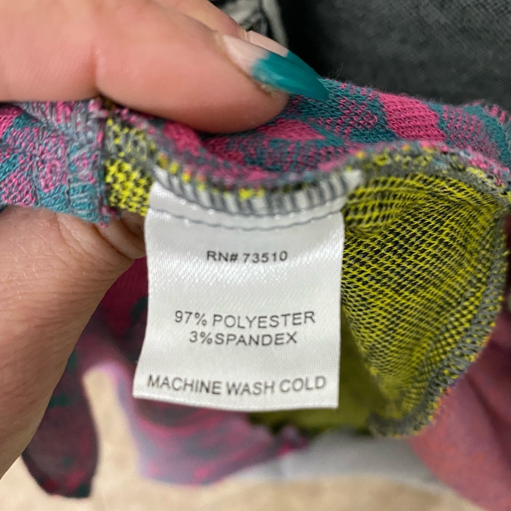 Aunt Wanda Quilted Patch Shacket Size Large - image 5